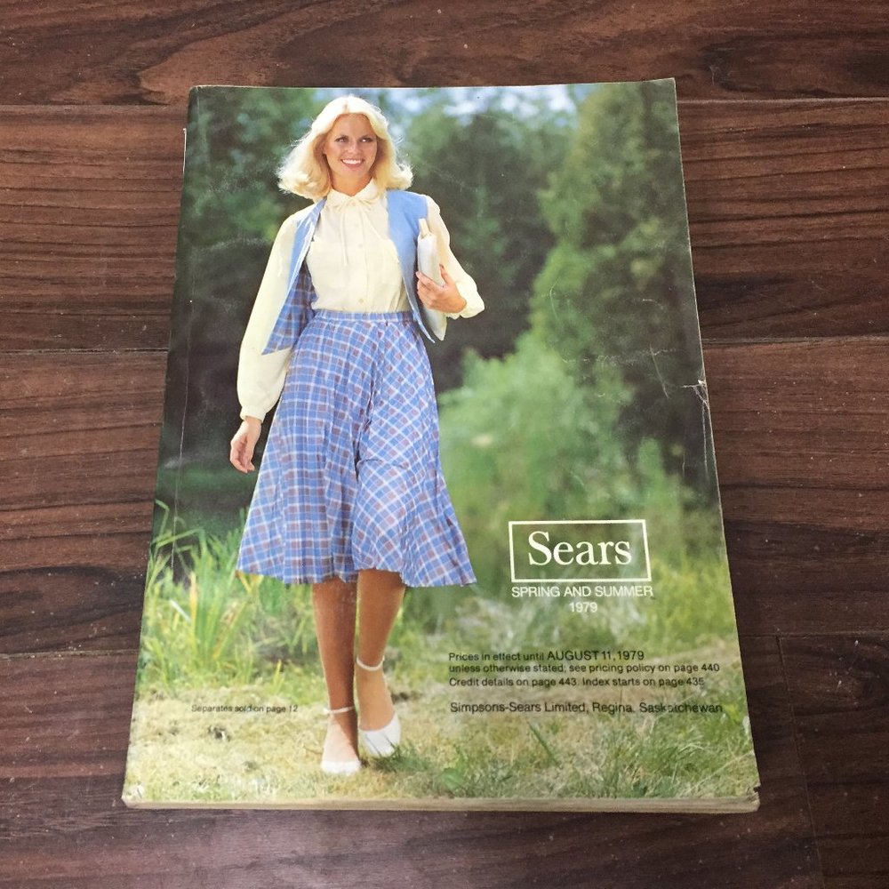 1979 Sears Spring and Summer Catalog Canada *Damaged*